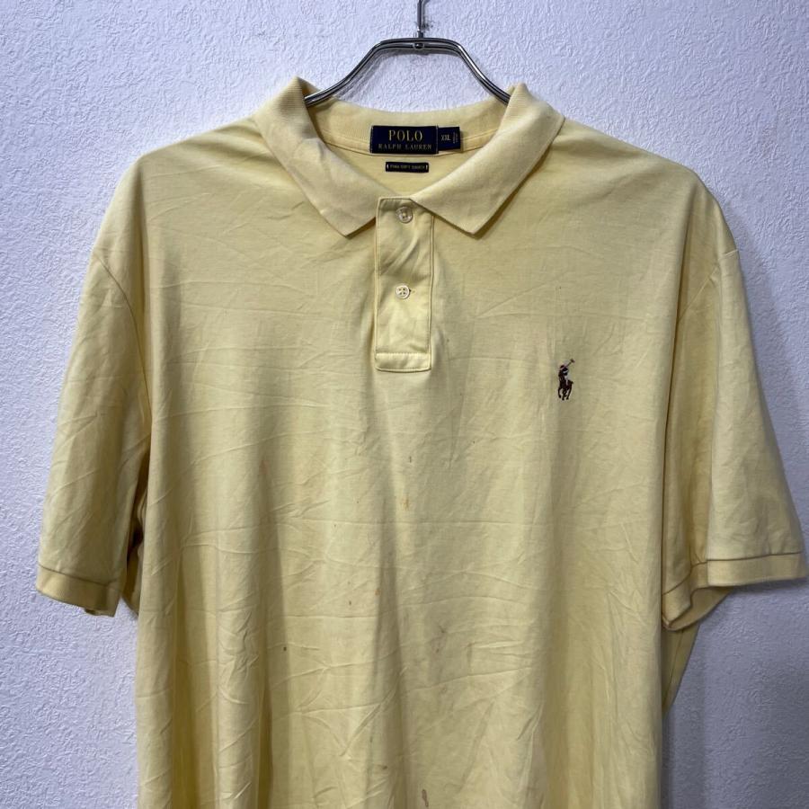 POLO RALPH LAUREN 半袖 ポロシャツ 2XL イエロー ポロ ラルフローレン