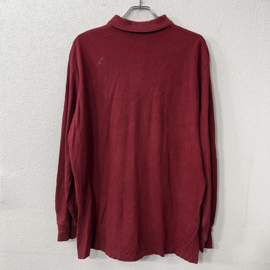POLO RALPH LAUREN 長袖 ポロシャツ XL ワインレッド ポロ ラルフ