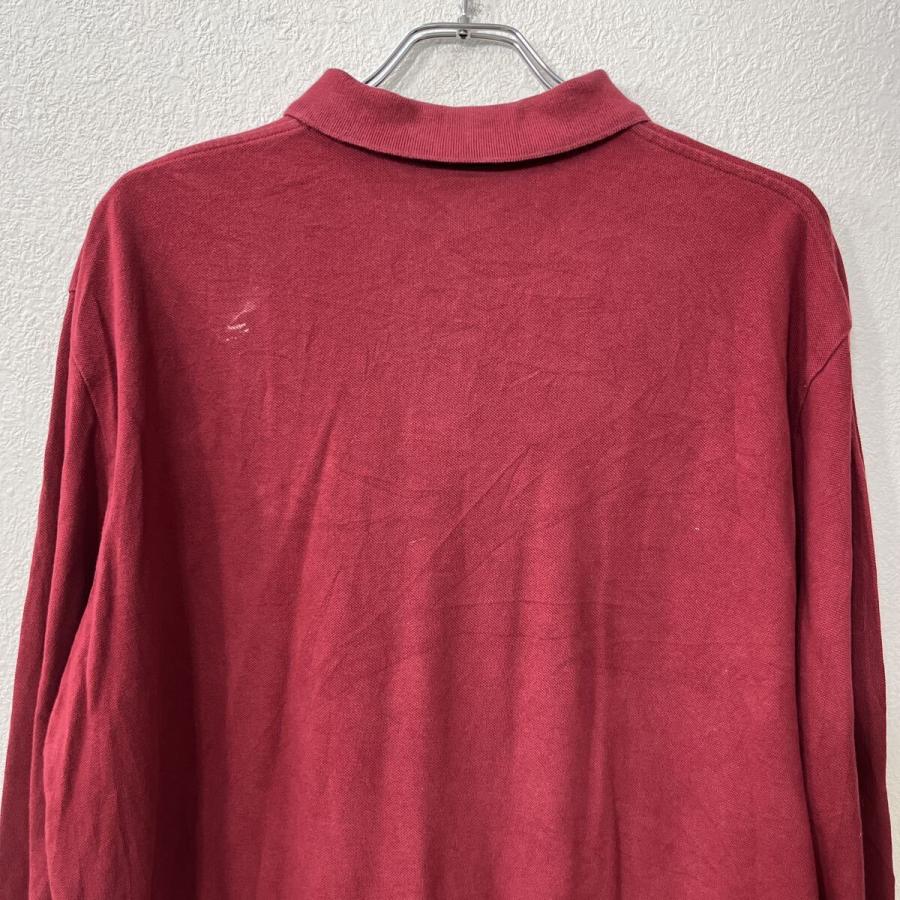 POLO RALPH LAUREN 長袖 ポロシャツ XL ワインレッド ポロ ラルフ