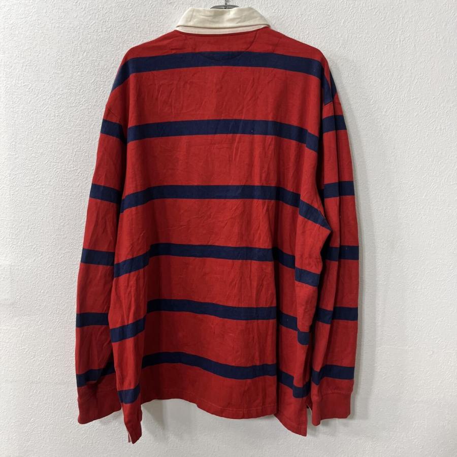 POLO RALPH LAUREN 長袖 ラガーシャツ 4XL レッド ポロ ラルフローレン