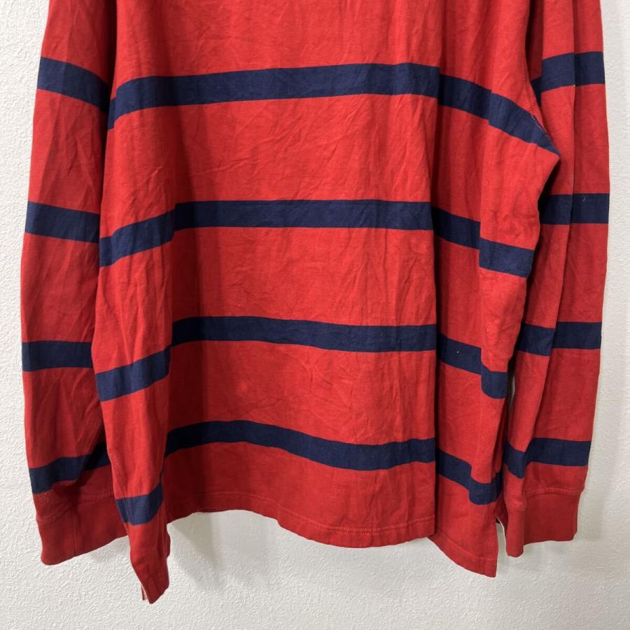 POLO RALPH LAUREN 長袖 ラガーシャツ 4XL レッド ポロ ラルフローレン