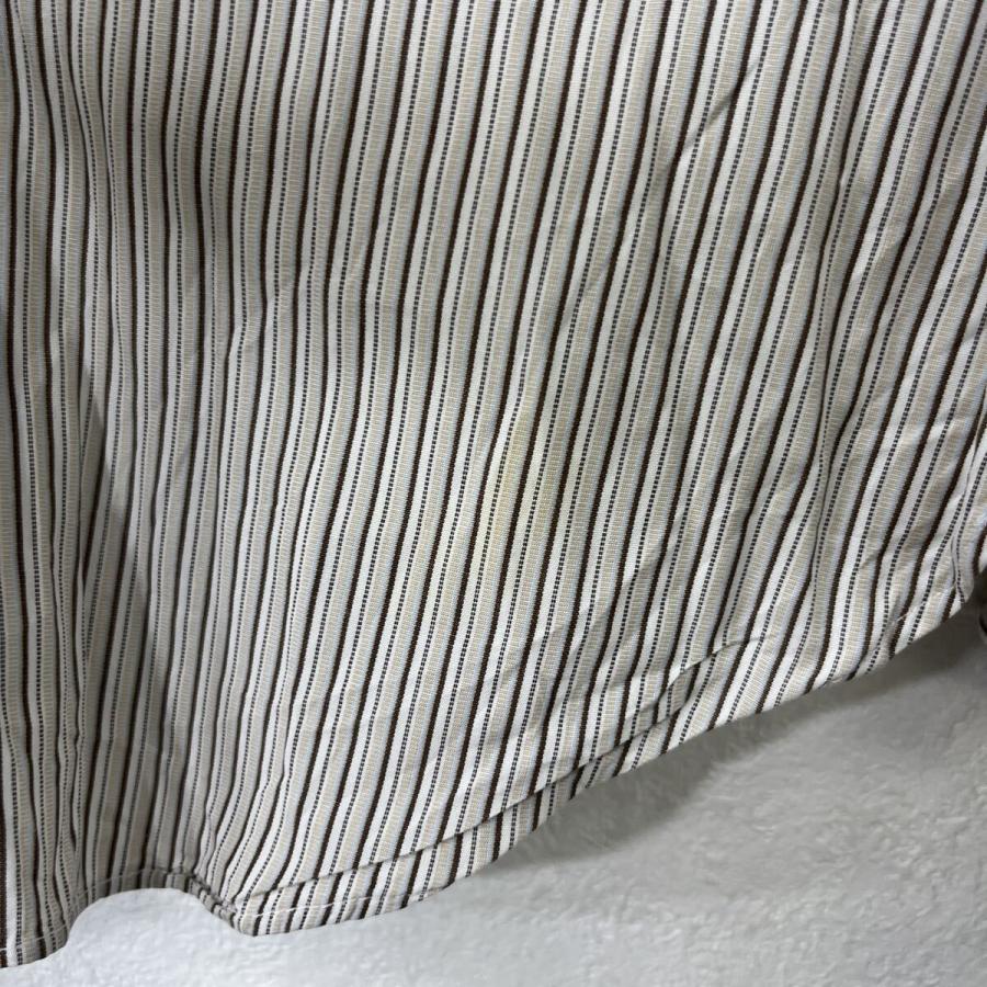 Ermeneglido Zegna 長袖シャツ L ベージュ系 ホワイト エルメネジルト