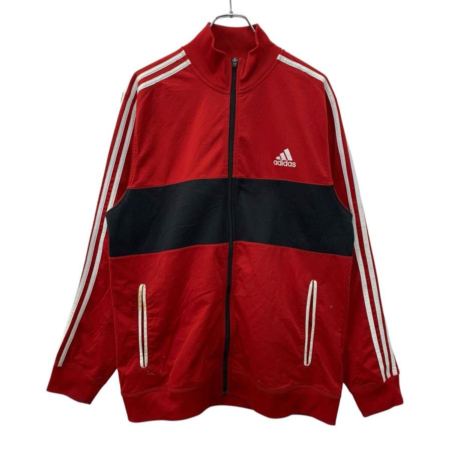 adidas ジャージ XL レッド アディダス ジップアップ ビッグサイズ