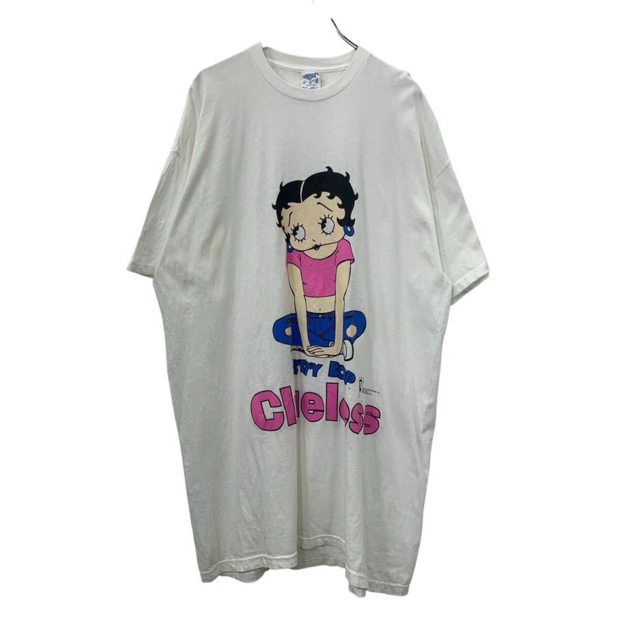 COLLEGD WARE 半袖 キャラクターTシャツ レディースXL ホワイト BETTY