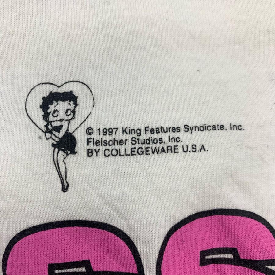 COLLEGD WARE 半袖 キャラクターTシャツ レディースXL ホワイト BETTY