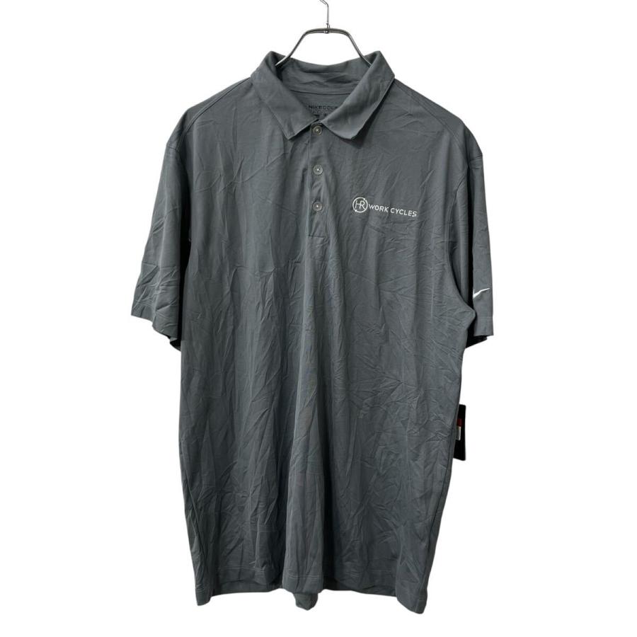 NIKE GOLF 半袖 ポロシャツ L グレー ナイキゴルフ スポーツ ゴルフ