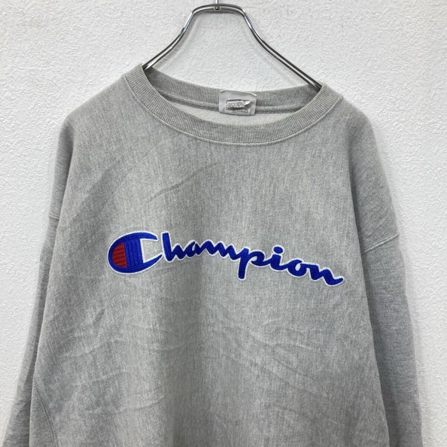 Champion ロゴスウェット トレーナー XL グレー チャンピオン ビッグ