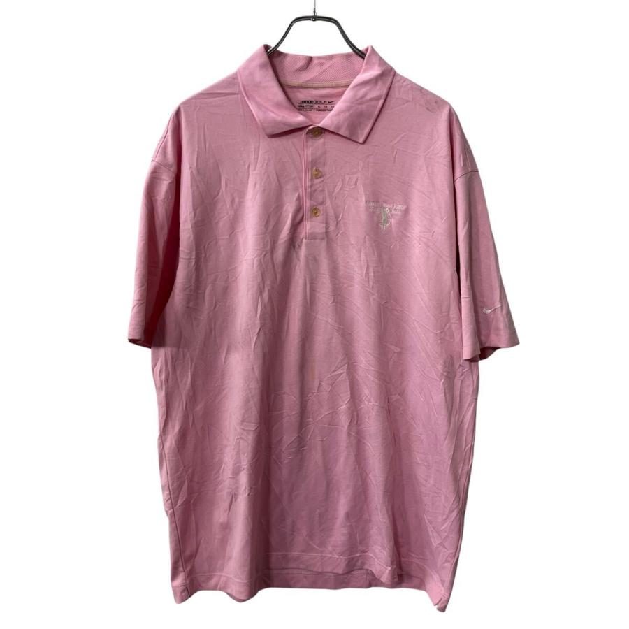 NIKE GOLF 半袖 ポロシャツ XL ピンク ナイキゴルフ スポーツ ゴルフ