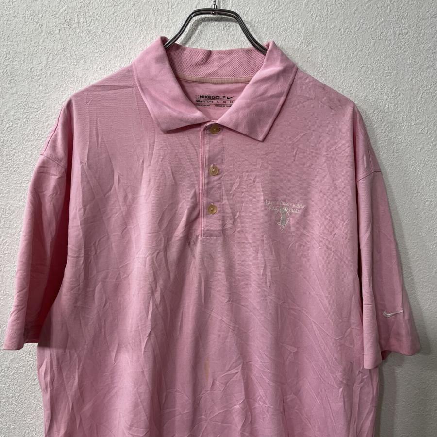 NIKE GOLF 半袖 ポロシャツ XL ピンク ナイキゴルフ スポーツ ゴルフ 