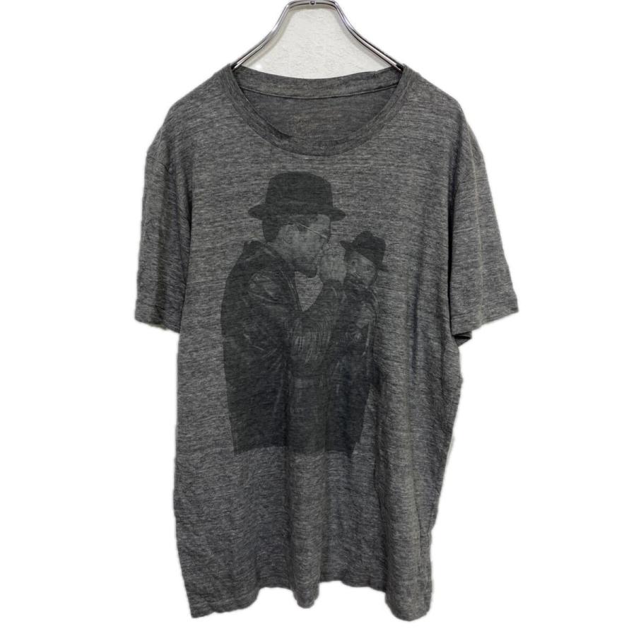 半袖 プリントTシャツ XL〜 杢グレー ミュージックT 古着卸 アメリカ仕