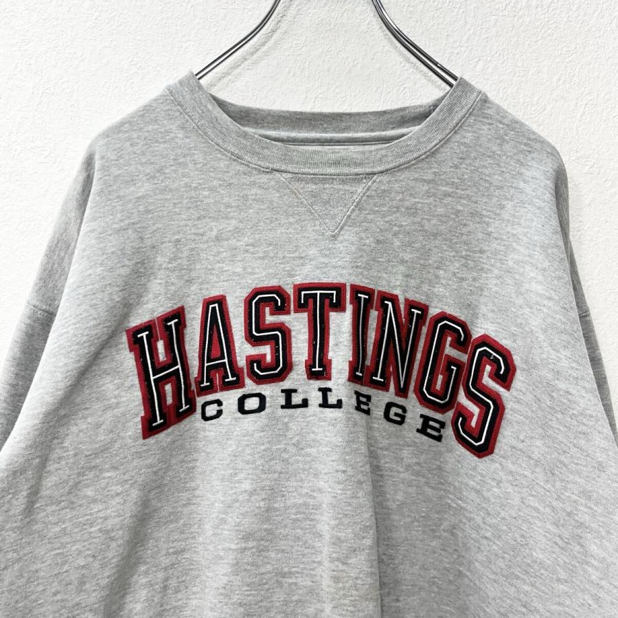 gear FOR SPORTS ロゴスウェット トレーナー L グレー ギアフォー