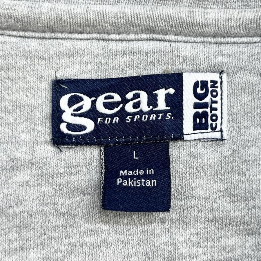 gear FOR SPORTS ロゴスウェット トレーナー L グレー ギアフォー