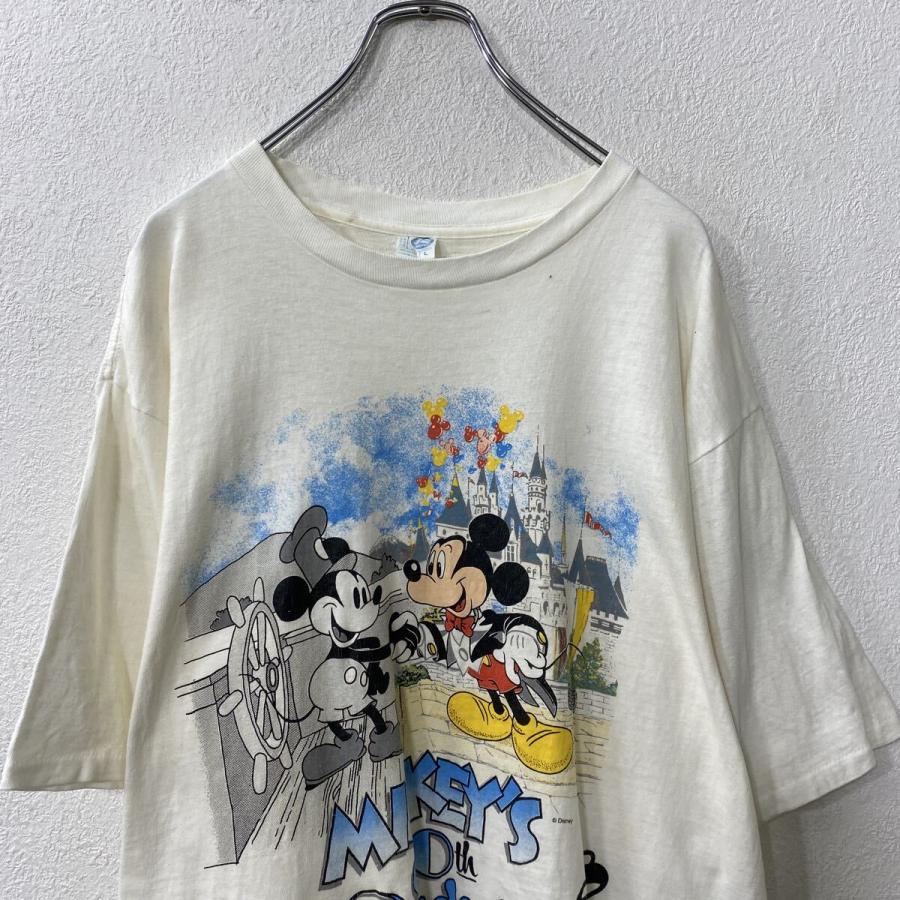 ARTEX 半袖 キャラクター プリントTシャツ L アイボリー USA製