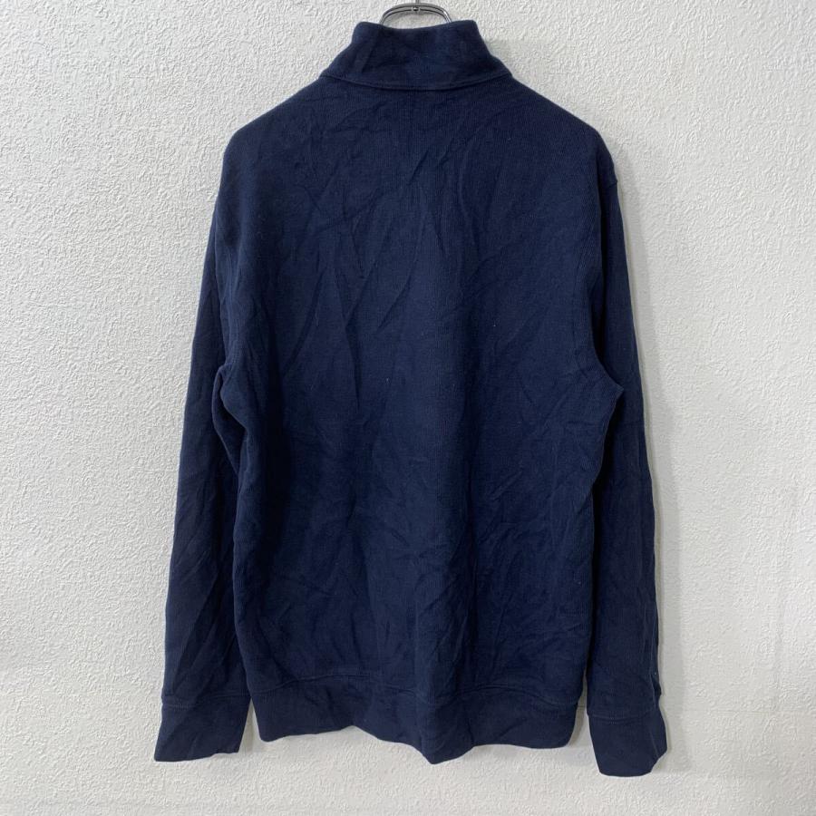 LANDS' END スウェット トレーナー M ネイビー ランズエンド ハーフ