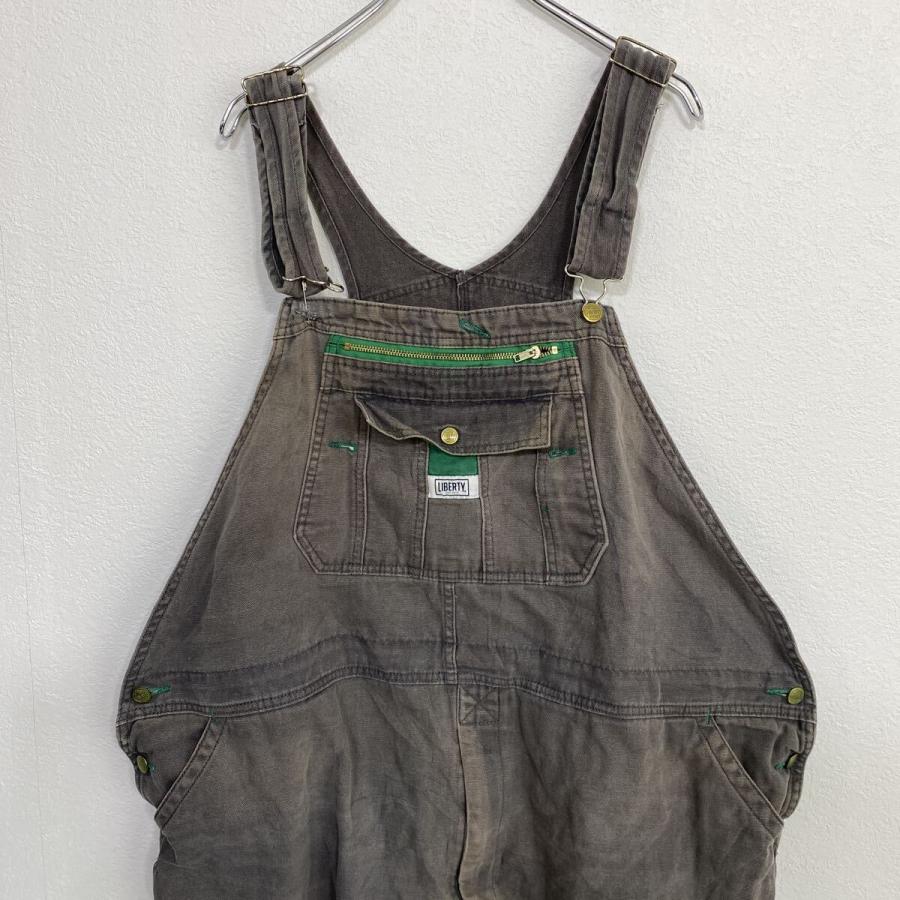 LIBERTY ダック オーバーオール W52 グレー リバティー ワークウェア