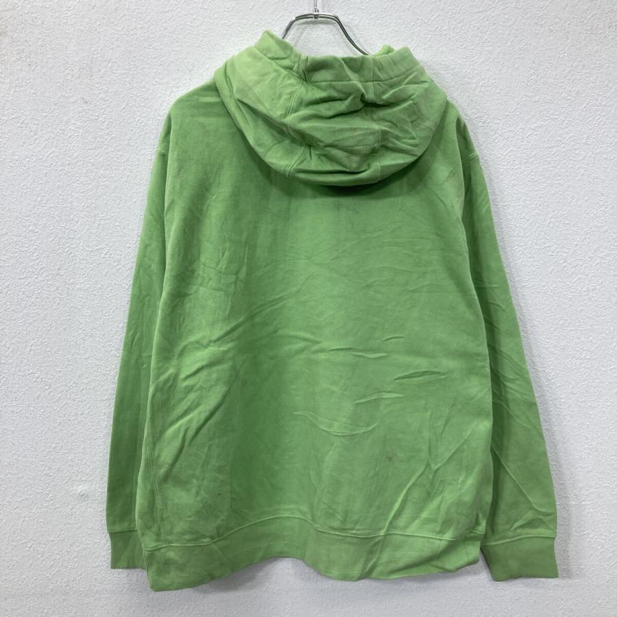 NIKE 無地 スウェット パーカー XL ライムグリーン ナイキ 裏起毛 ワン