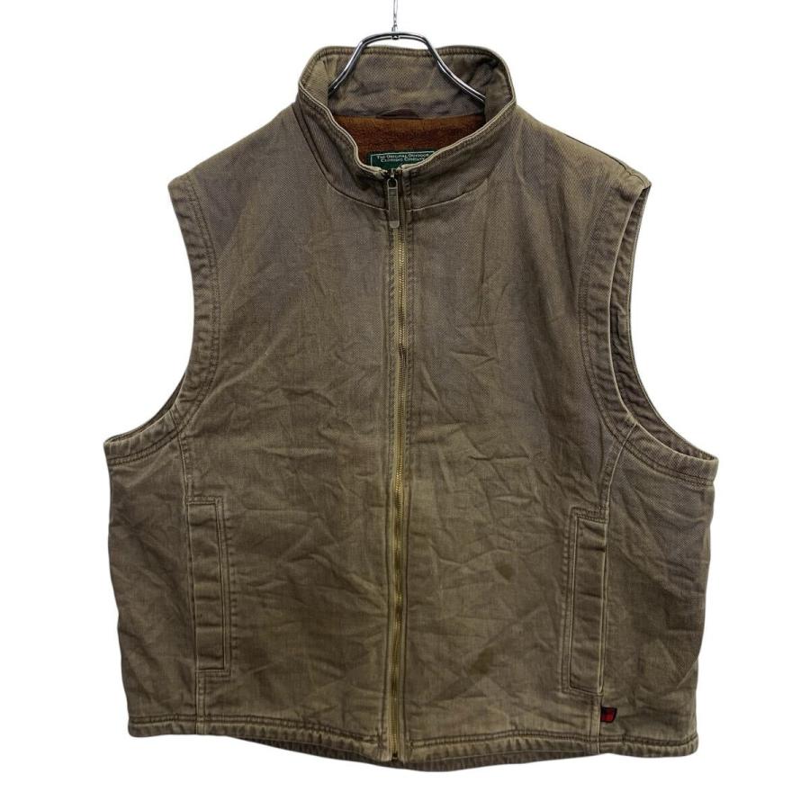 WOOLRICH ダック ベスト XL ベージュ系 ブラウン系 ウールリッチ
