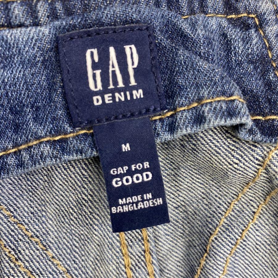 GAP デニムオーバーオール レディース M インディゴ ギャップ ショート