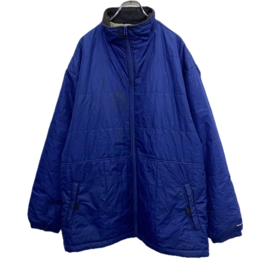 NIKE 中綿 ナイロンジャケット 2XL ブルー ナイキ 古着卸 アメリカ仕入 