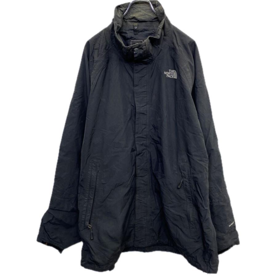 THE NORTH FACE ジップアップ ナイロンジャケット 2XL ブラック ノース 