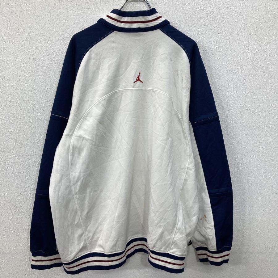 JORDAN ロゴジャージ XL マルチカラー ホワイト×ネイビー×ワインレッド
