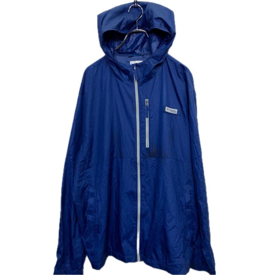 Columbia PFG ナイロンジャケット XL ネイビー コロンビア
