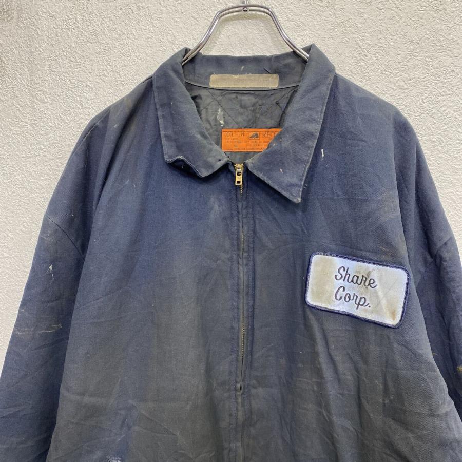 RED KAP ワークジャケット 2XL ネイビー レッドキャップ USA製 作業着