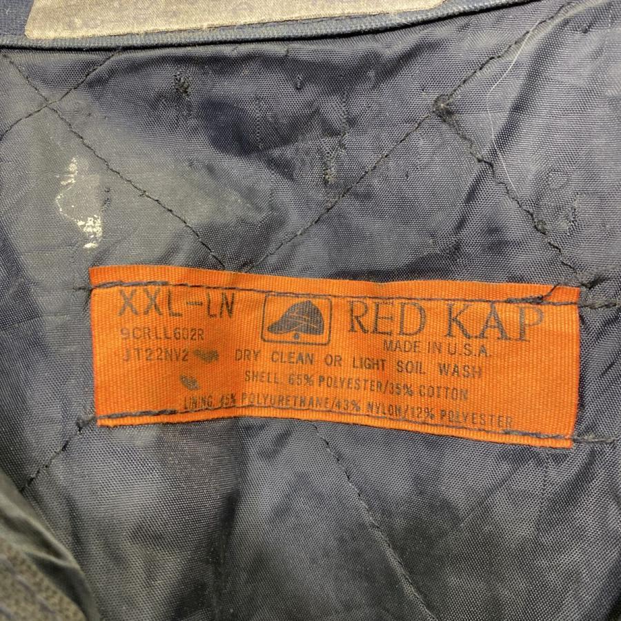 RED KAP ワークジャケット 2XL ネイビー レッドキャップ USA製 作業着