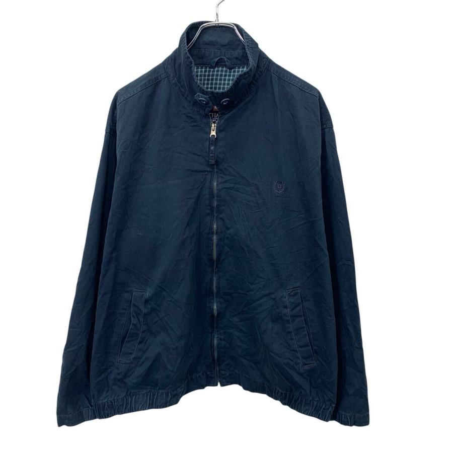 CHAPS ドリズラージャケット L ネイビー チャップス ジップアップ