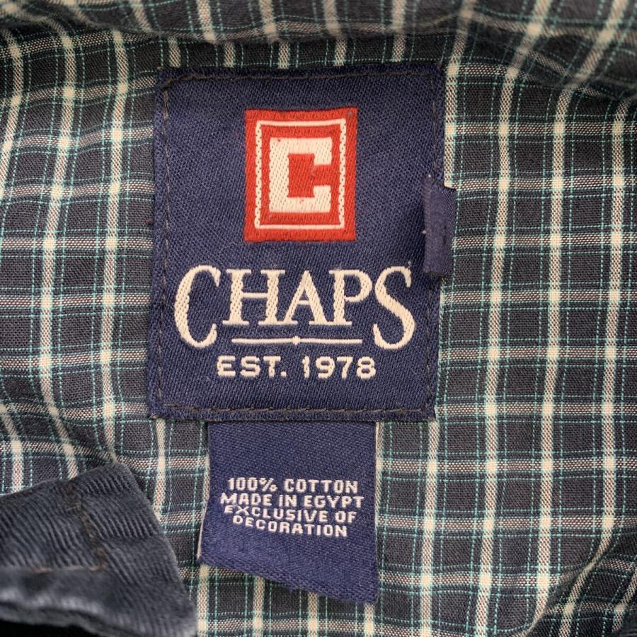 CHAPS ドリズラージャケット L ネイビー チャップス ジップアップ