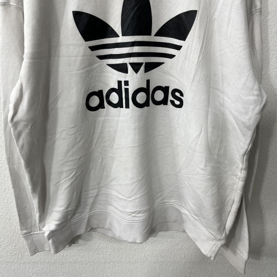 adidas ロゴスウェット トレーナー M ホワイト アディダス スウェット