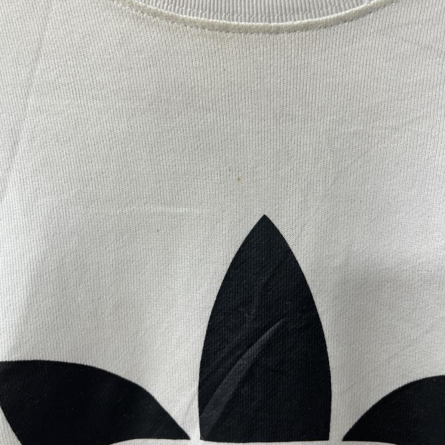 adidas ロゴスウェット トレーナー M ホワイト アディダス スウェット
