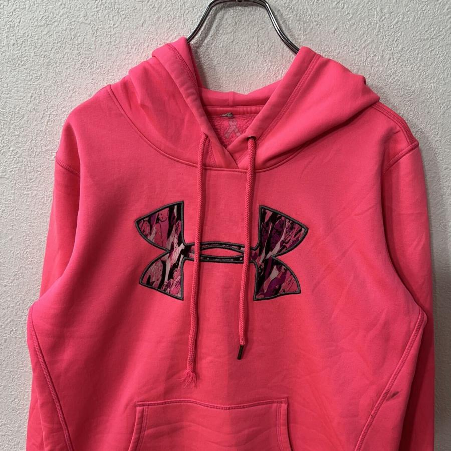 UNDER ARMOUR ロゴスウェット パーカー S〜 ピンク アンダーアーマー