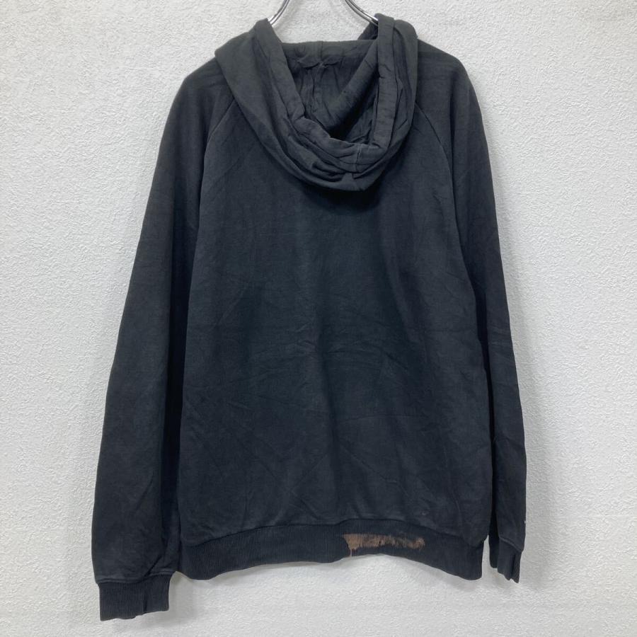 アディダスオリジナルス刺繍 スウェット パーカー 2XL ブラック古着 アディダスオリジナルス刺繍 スウェット パーカー 2XL ブラック古着