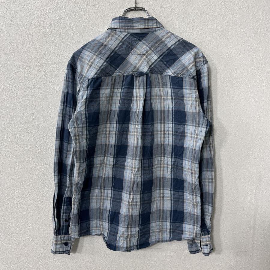 Levi's 長袖 チェックシャツ S ブルー系 リーバイス チェック柄 格子柄