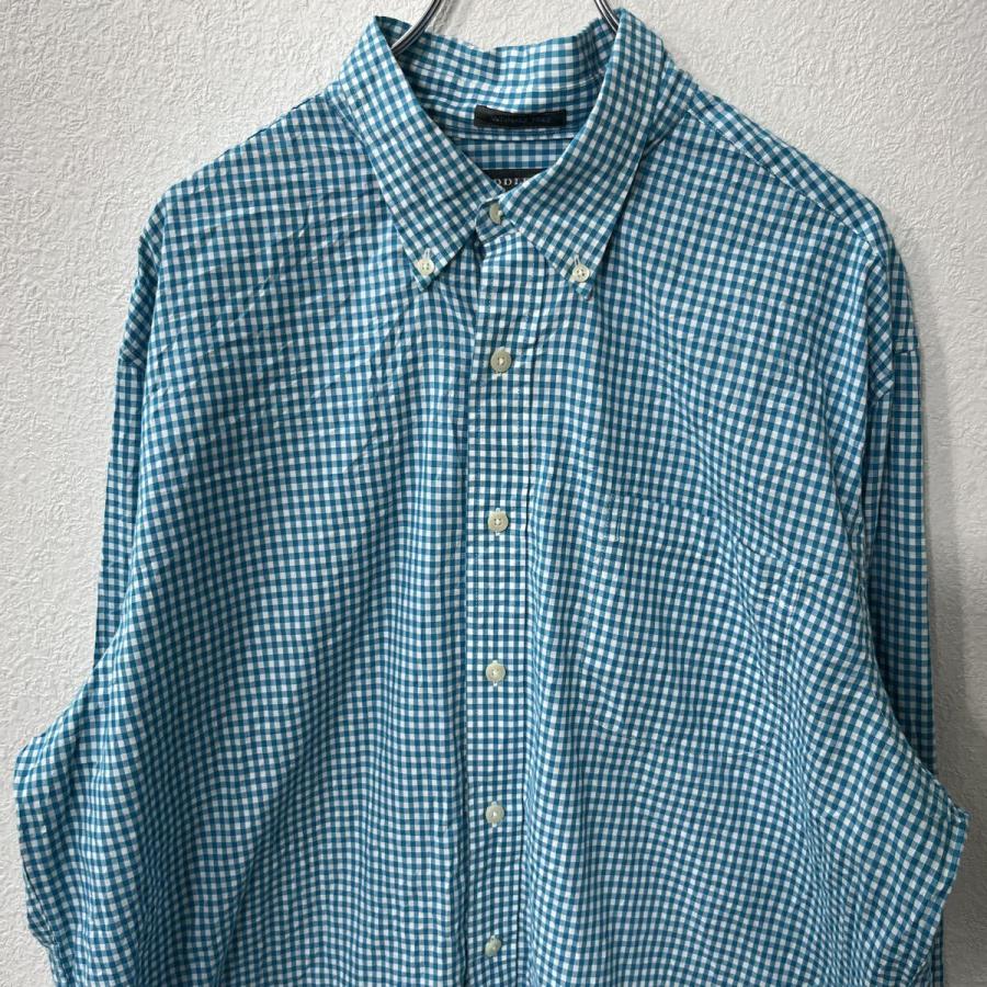 SADDLEBRED 長袖 チェックシャツ XL ライトブルー ザドルブリード