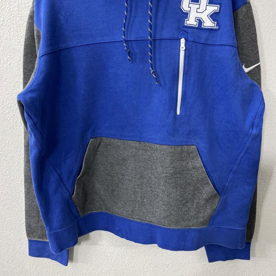 NIKE ロゴスウェット トレーナー L ブルー ナイキ ジップアップ 