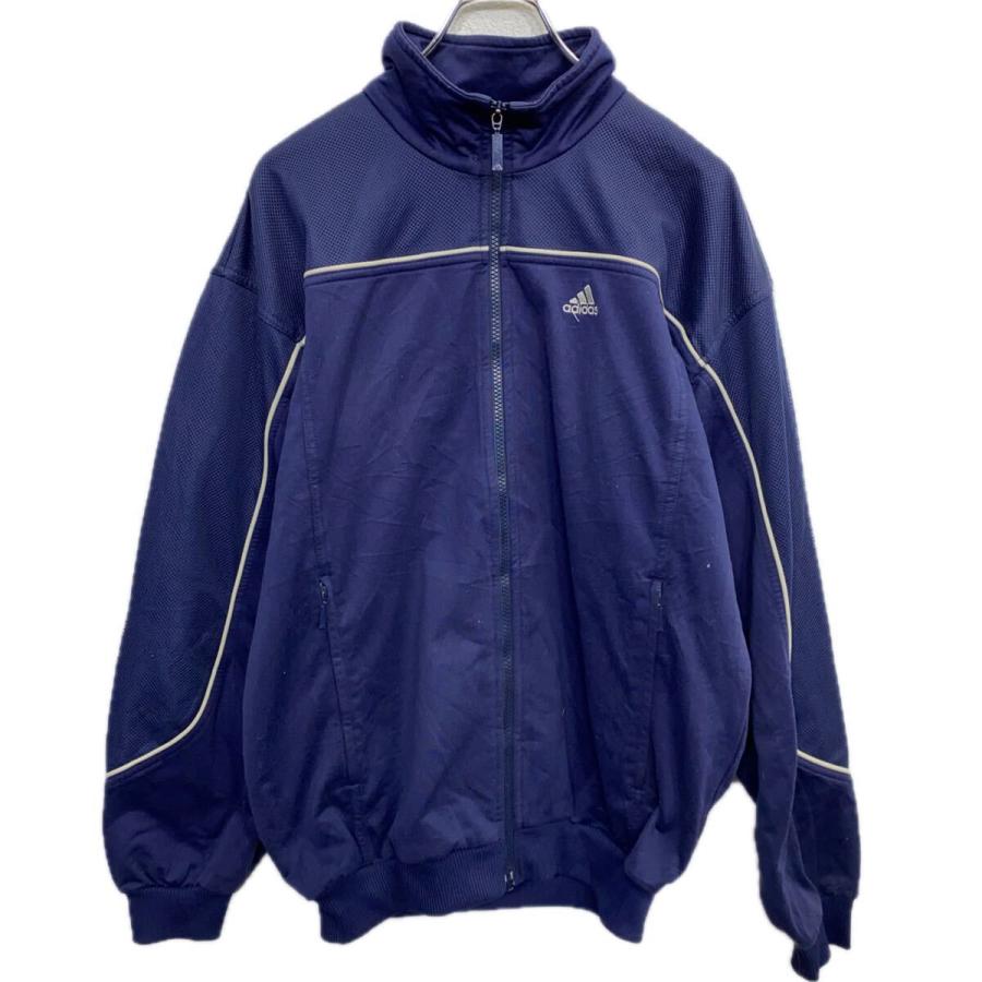 adidas トラックジャケット S ネイビー アディダス メッシュ切替