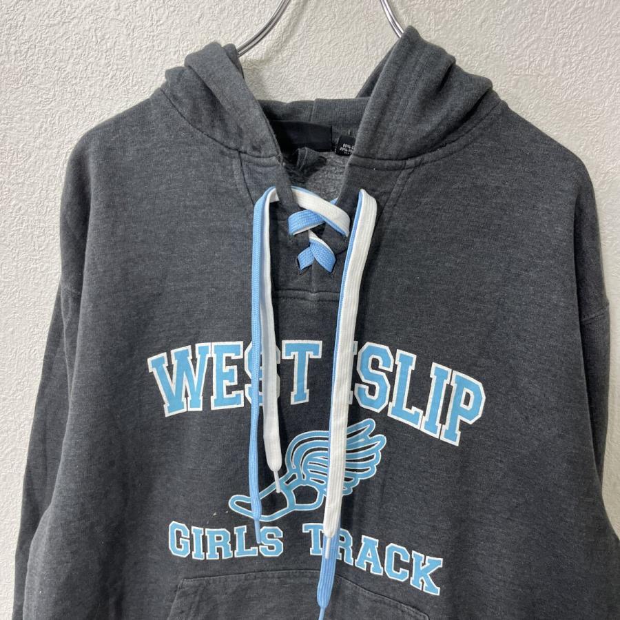 Pennant ロゴスウェット パーカー M グレー ペナント フーディー プル