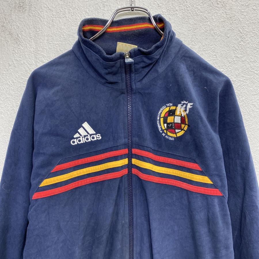 adidas ジップアップ トラックジャケット S ネイビー アディダス