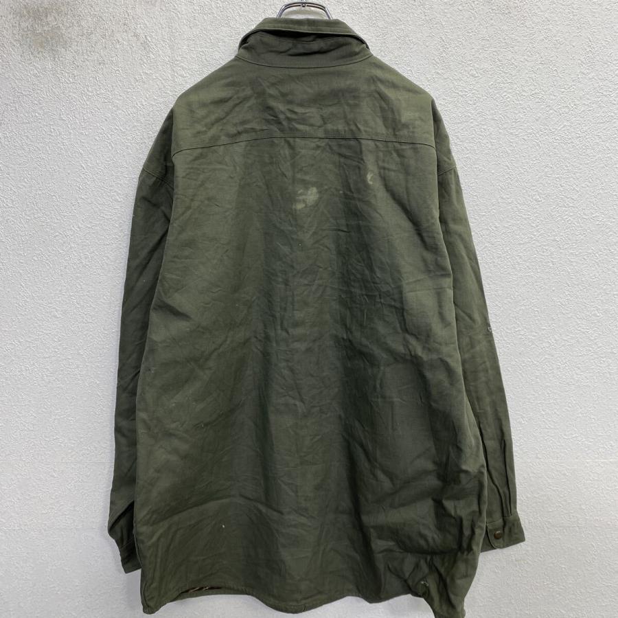 Carhartt ワーク シャツジャケット XL オリーブ カーハート 裏ネル 裏
