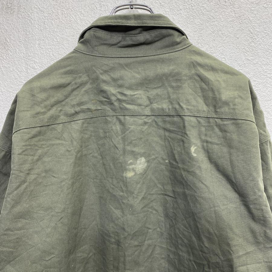 Carhartt ワーク シャツジャケット XL オリーブ カーハート 裏ネル 裏