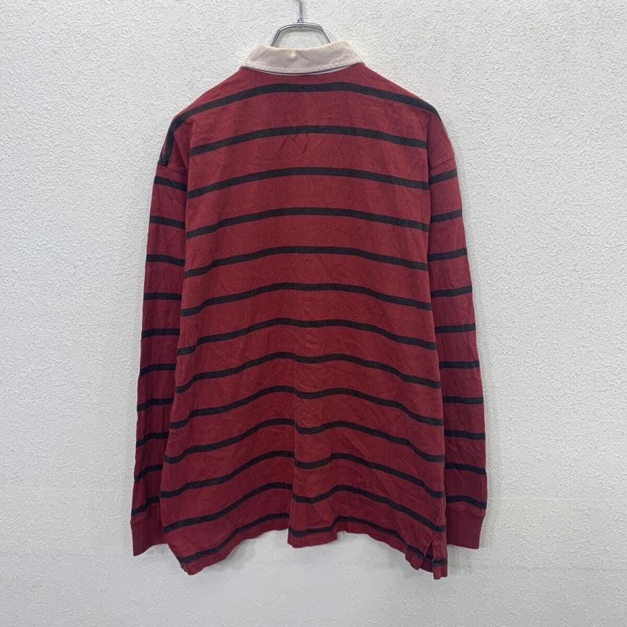 POLO RALPH LAUREN 長袖 ポロシャツ L レッド ポロラルフローレン