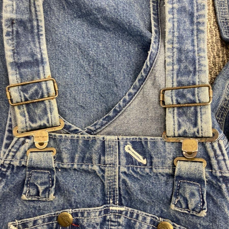 carhartt デニム オーバーオール W36 インディゴブルー カーハート