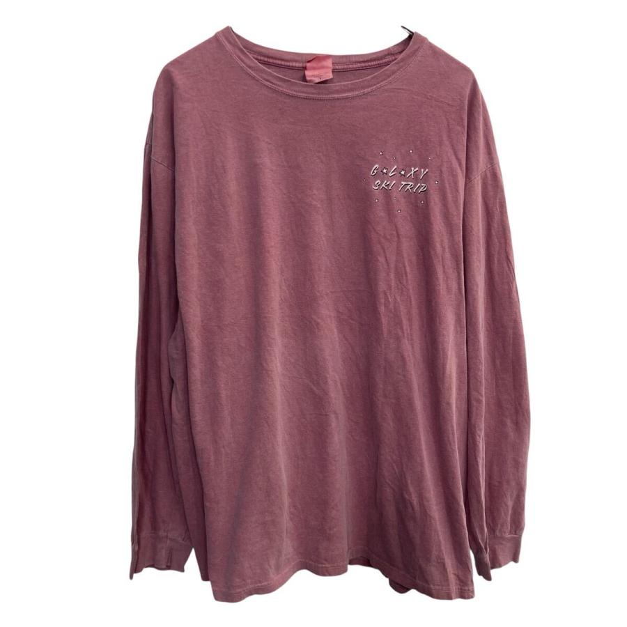 90s STONE  サーモンピンク 長袖Tシャツ フェード Authentic Pigment 長袖 プリントTシャツ L スモーキーピンク