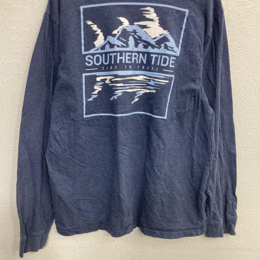 未使用級 XLサイズ 8G SHOOT ロゴプリント ロングスリーブTシャツ 紺 SOUTHERN TIDE 長袖 プリントTシャツ L ネイビー サザンタイド ビッグ