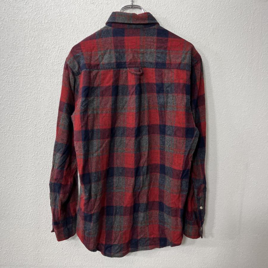 OSHMAN'S 長袖 ネルシャツ M レッド オッシュマンズ チェック柄 格子柄