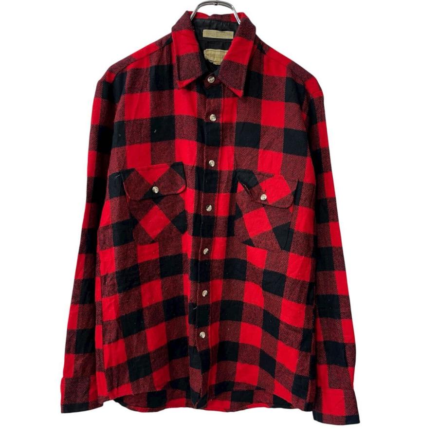 Vetements 16FW 赤と黒のチェック柄ネルシャツ XS｜vetements 赤黒