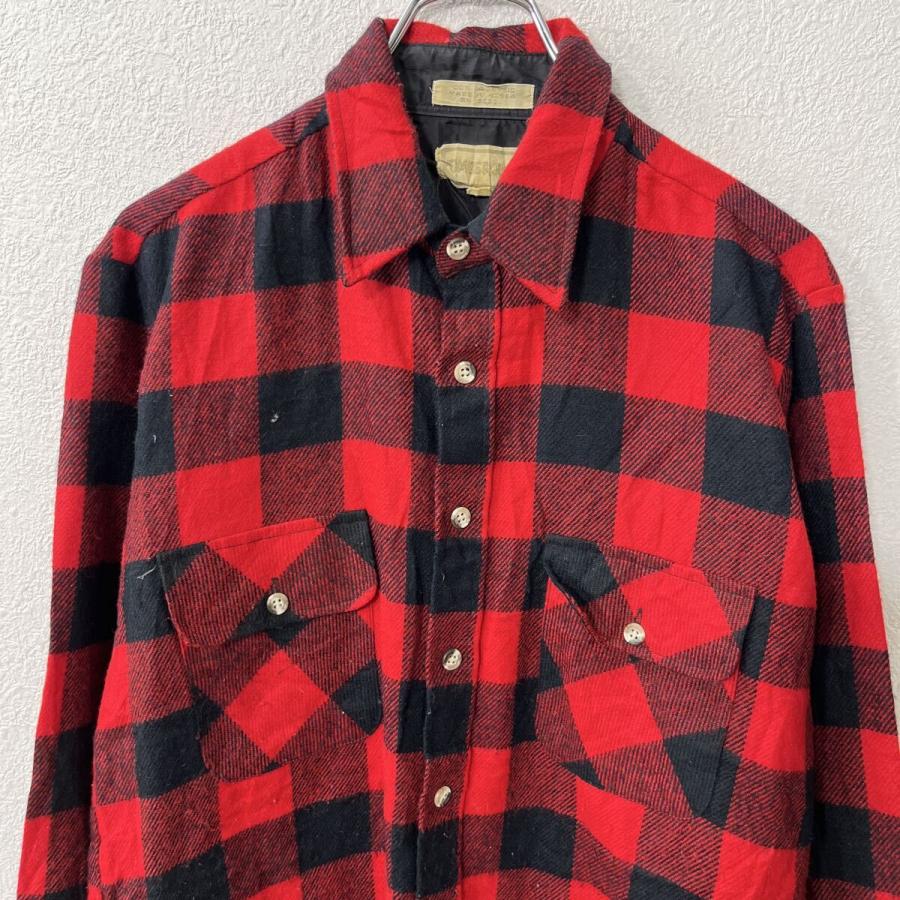 TIMBER RUN 長袖 ネルシャツ M レッド ブラック ティンバーラン