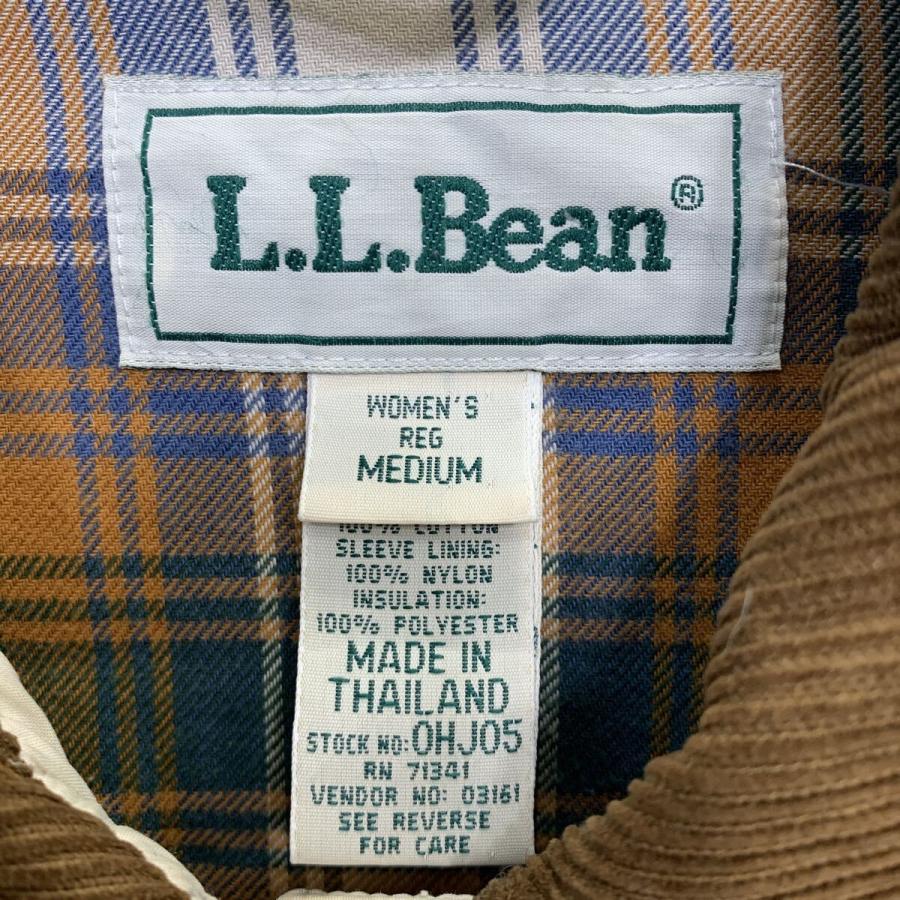 L.L.Bean キルティングジャケット レディース M ホワイト エルエル